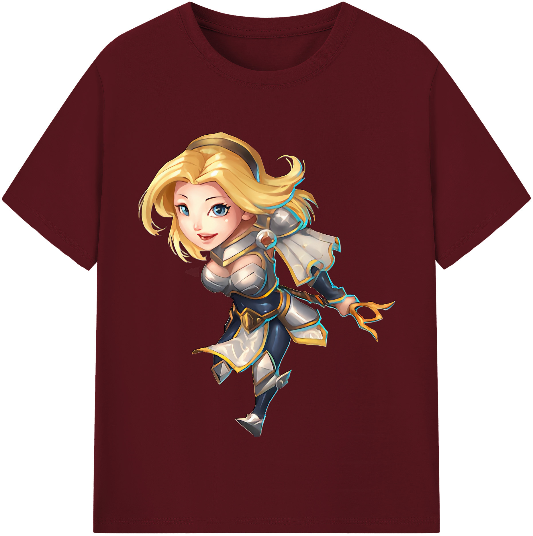 リーグ・オブ・レジェンド League of Legends LOL 綿100％半袖Tシャツ（フロントプリント）